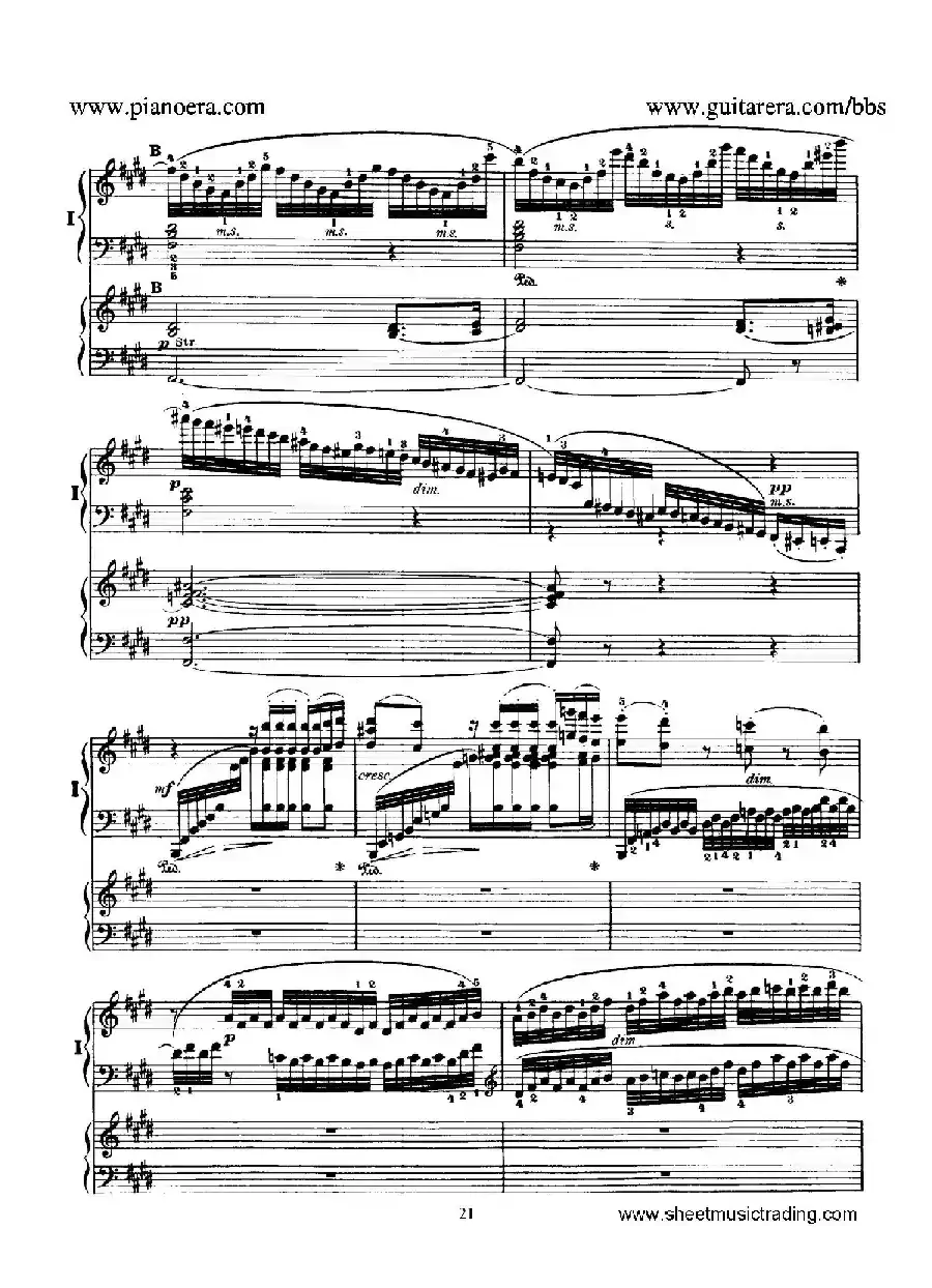Piano Concerto No.1 in g Minor Op.25（g小调第一钢琴协奏曲·双钢琴）