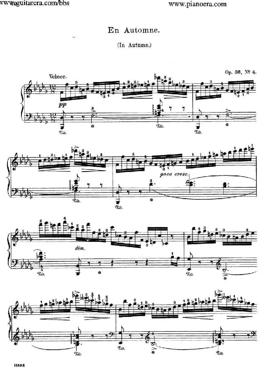 Characteristic Pieces Op.36（8首个性小品·4）