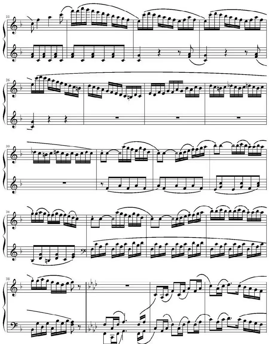 小奏鸣曲(Op.20,No.3 第三乐章)(库劳作曲版)