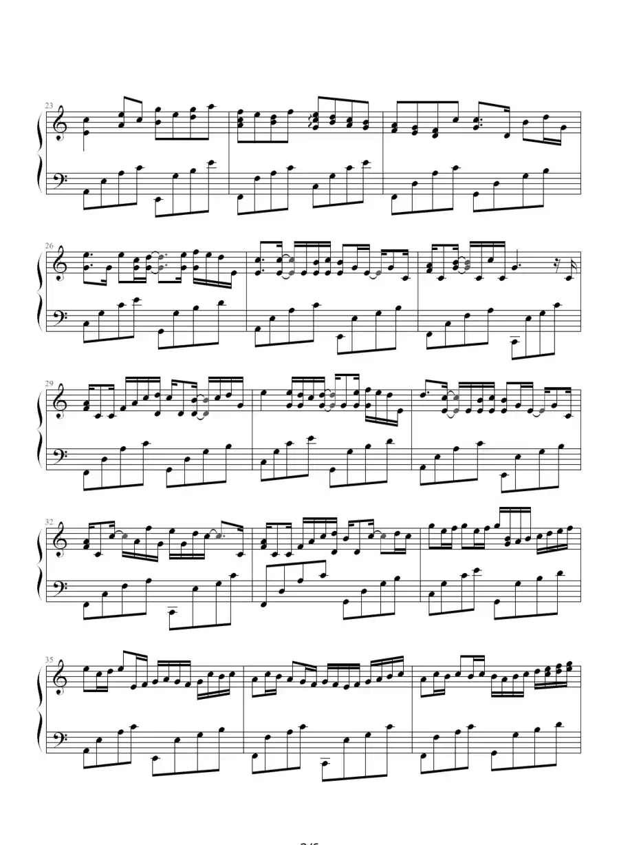 卡农（情感100%）