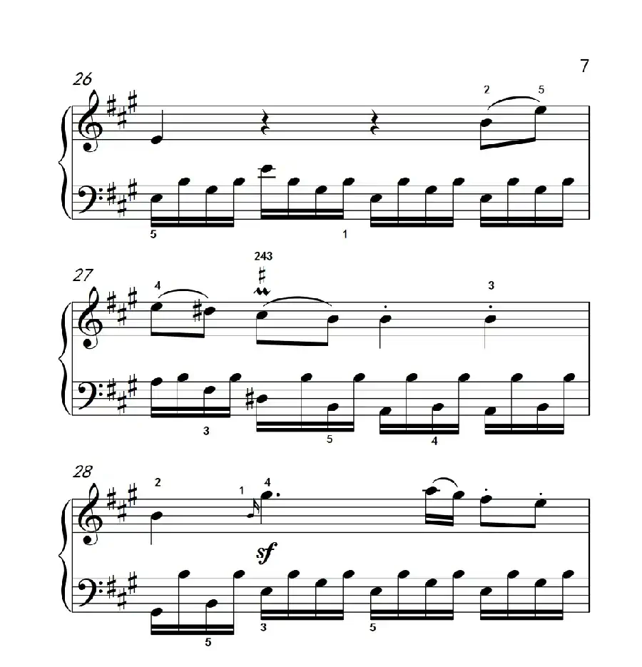 奏鸣曲 Opus 2 Nr.2 第四乐章(贝多芬奏鸣曲集 1)