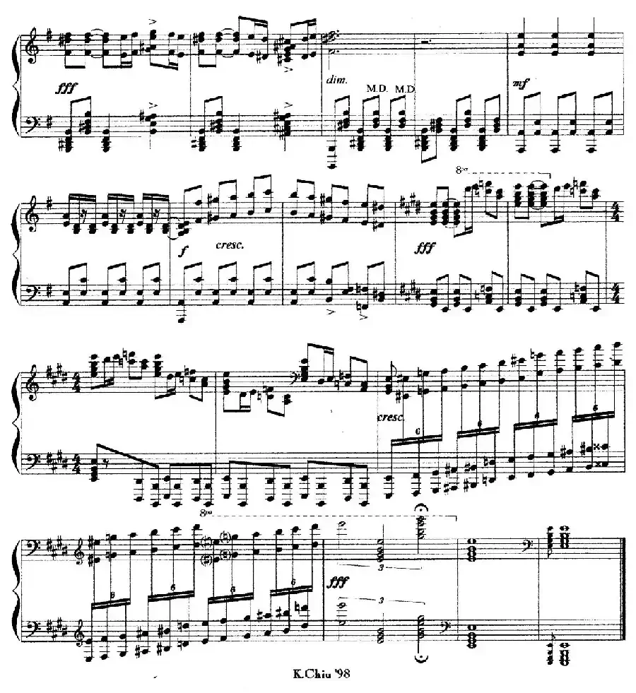 Carmen Variations 12 Pieces（12首卡门主题变奏曲·6）