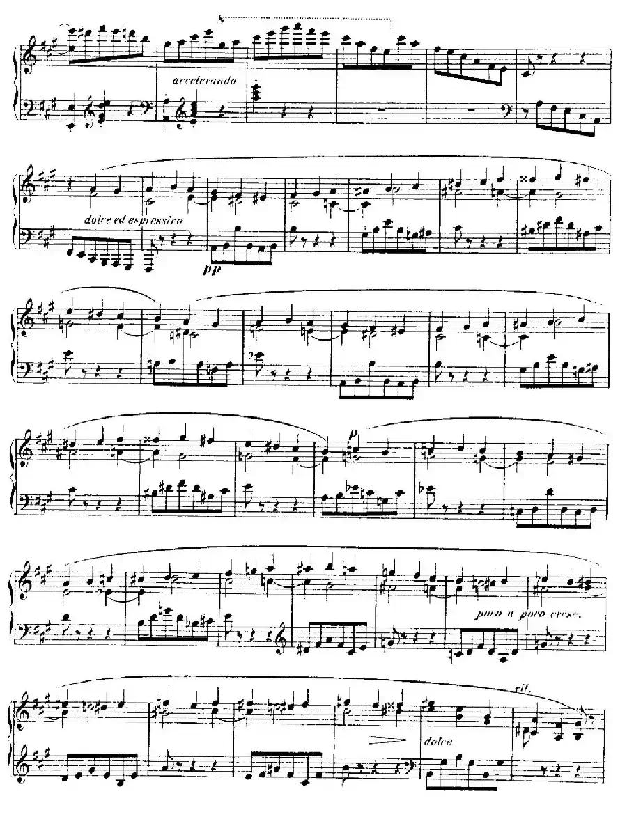 4 Valses Caprice（4首随想圆舞曲）（No. 1 in A）