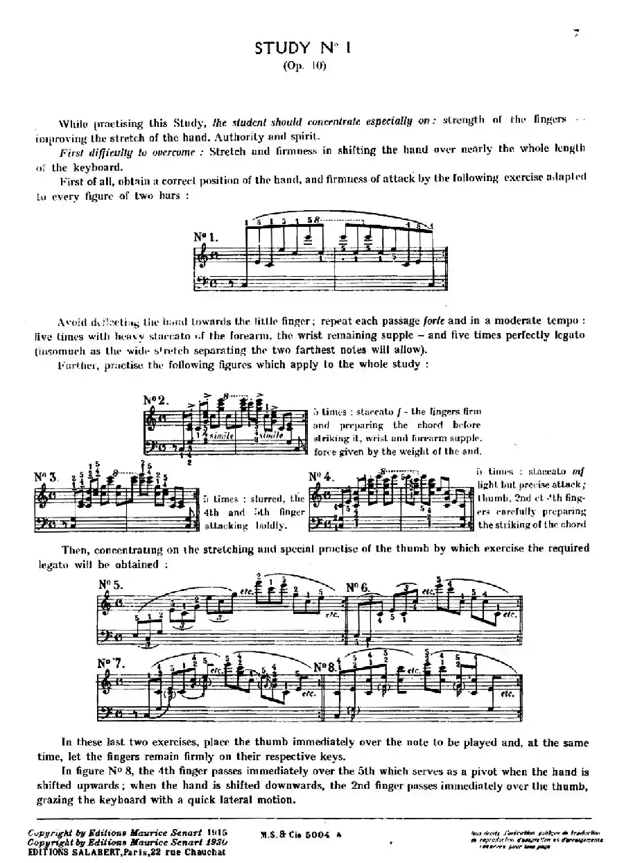 12 Etudes Op.10 柯尔托教学版（12首练习曲·1）