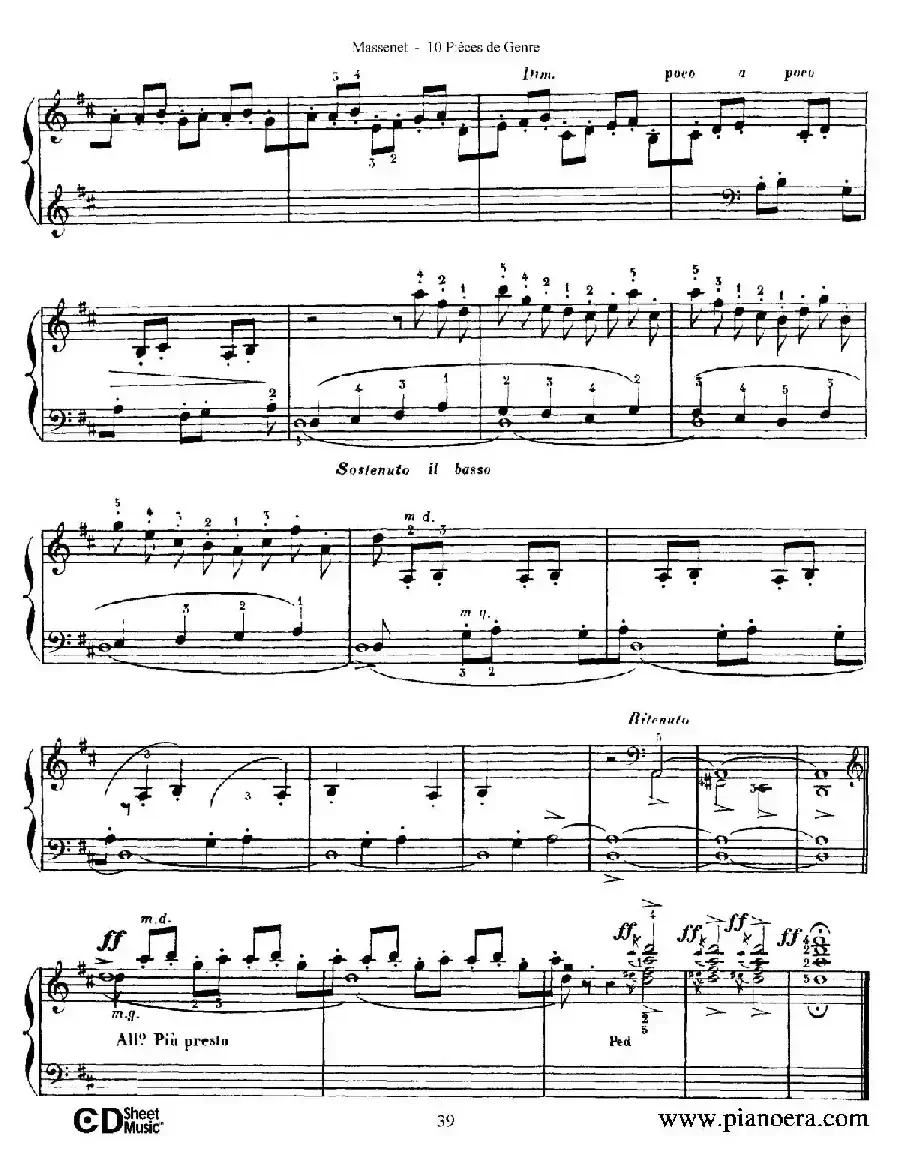 Dix Pièces de Genre Op.10（10首个性小品·Ⅹ）