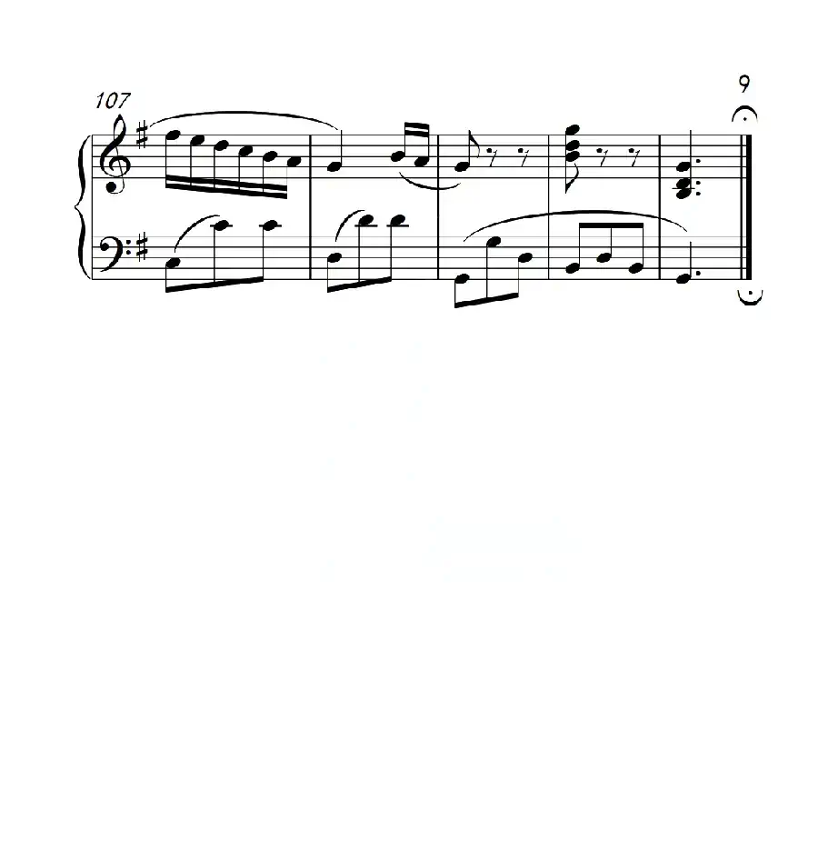 第三级B组 小奏鸣曲(中国音乐学院钢琴考级作品1~6级)