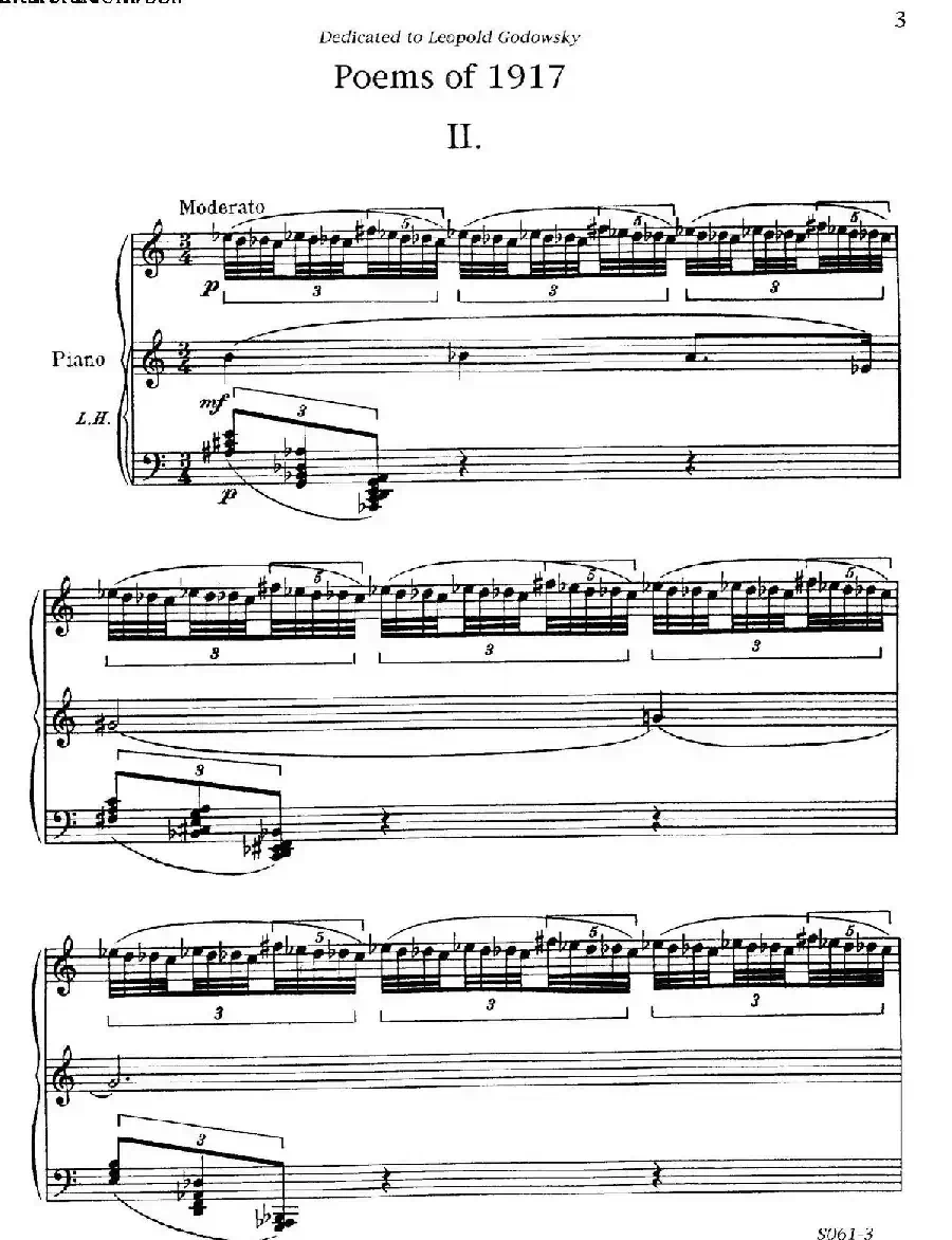 Poems of 1917 Op.41（1917之诗  2. 绝望的传播者）