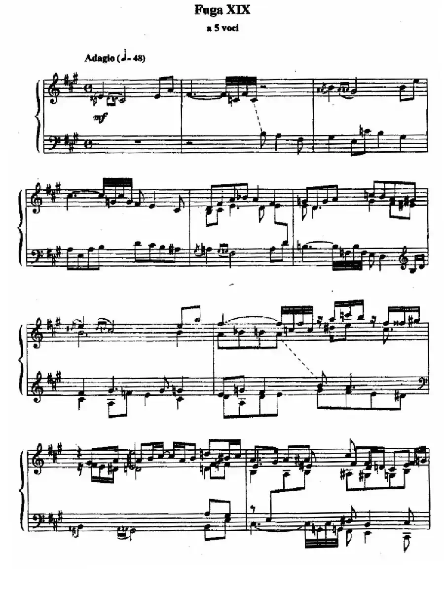 24 Preludes and Fugues Op.82（24首前奏曲与赋格·19）