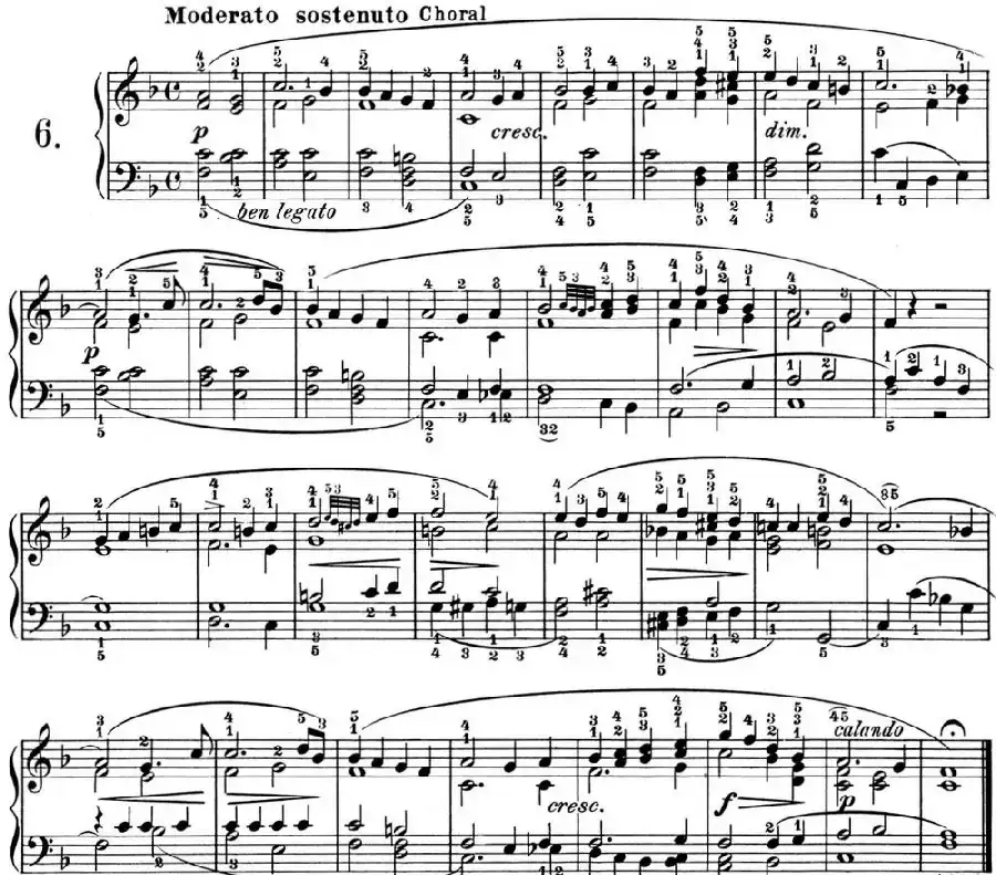 25首车尔尼Op.748练习曲(NO.6)