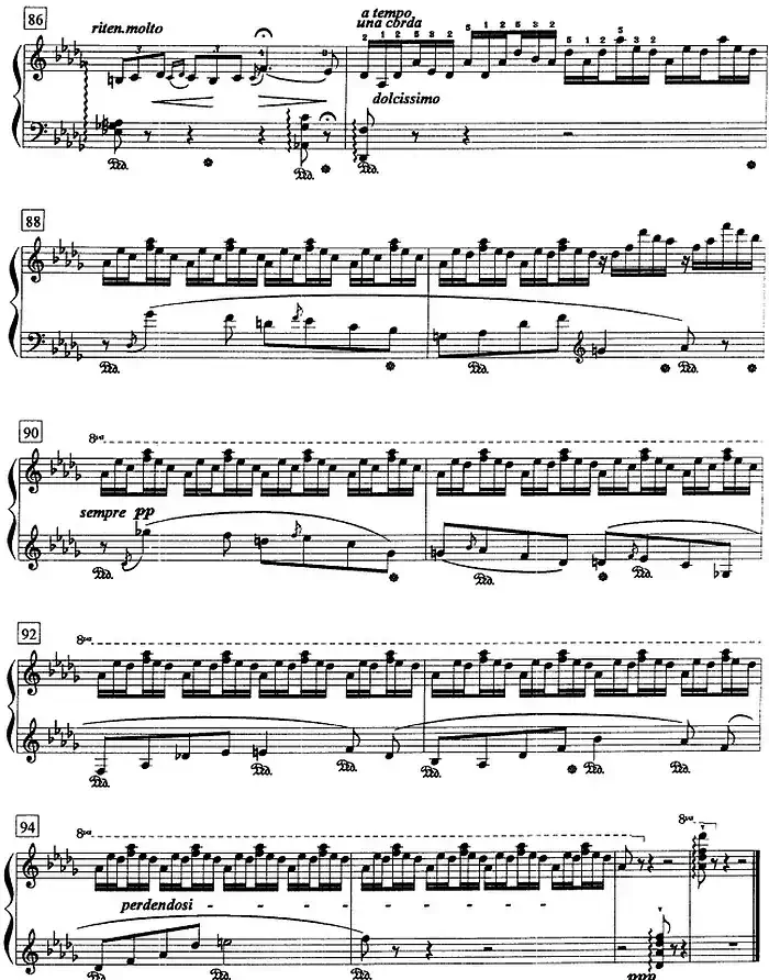 钢琴教程第八级 练习曲（森林的呼啸）