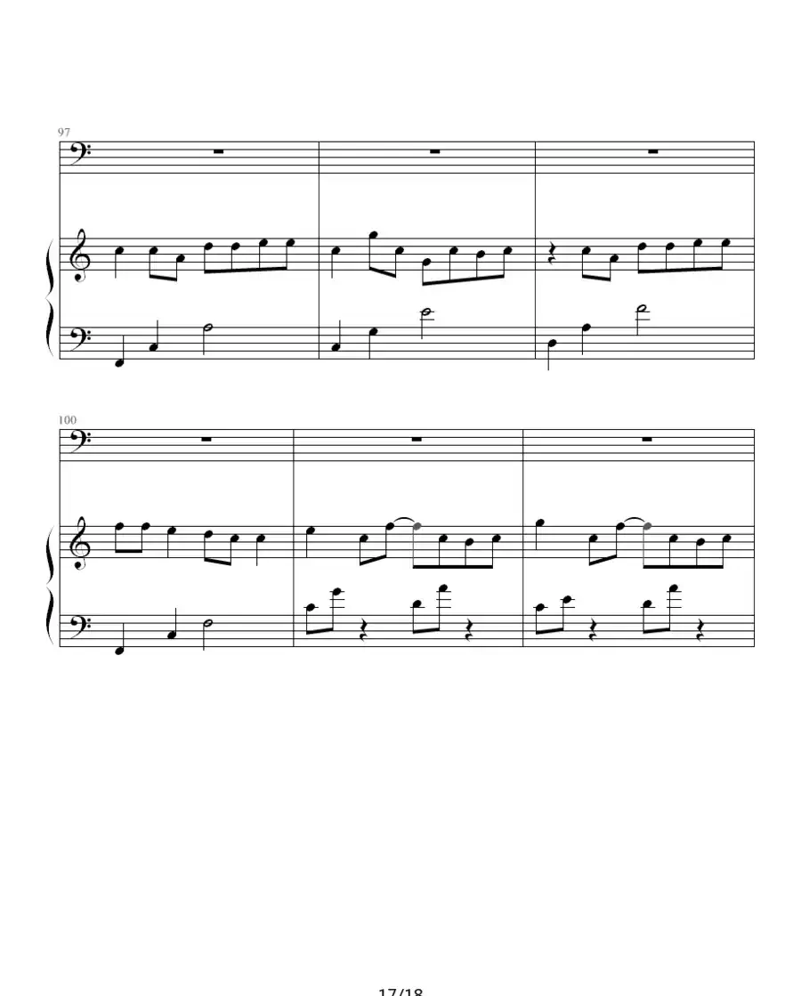 Title（钢琴伴奏谱）