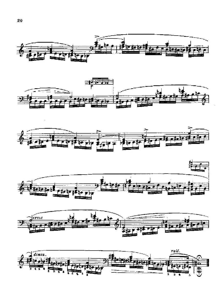 53首以肖邦练习曲为素材而作的练习曲（No.3）