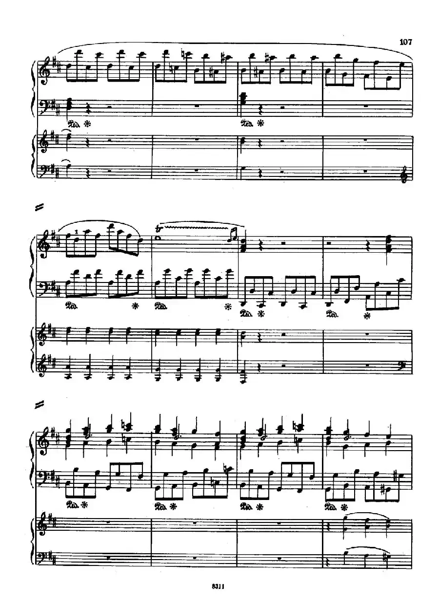 Concerto no 5 K 175 - 2 Piano（Ⅲ）