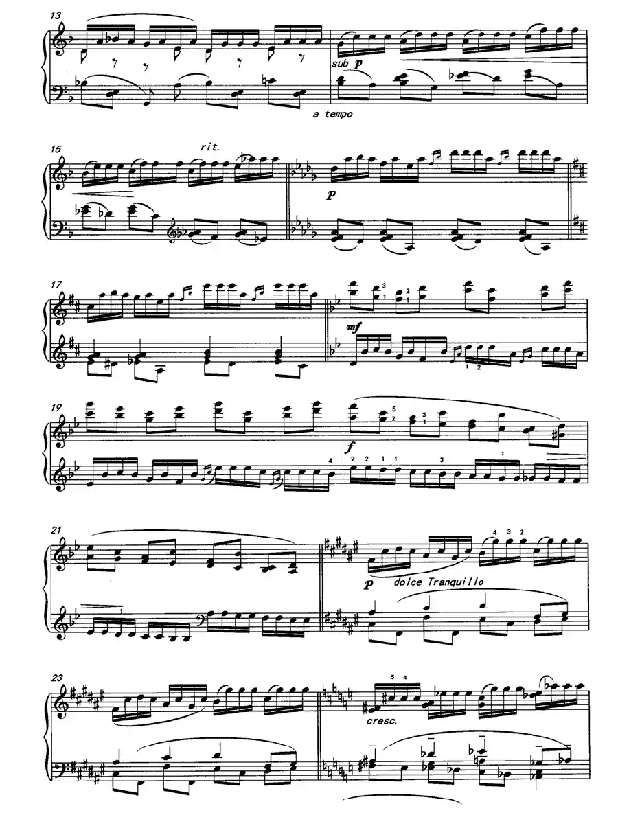 练习曲（林华作曲版）