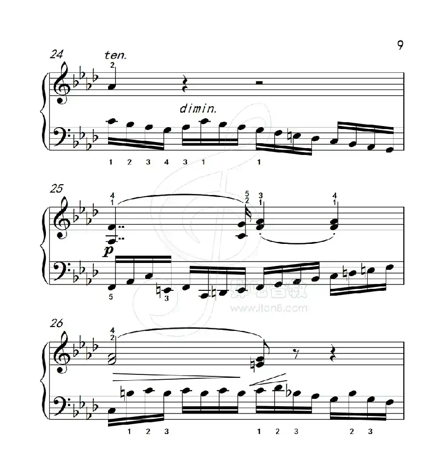 练习曲 8（克拉莫钢琴练习曲60首）