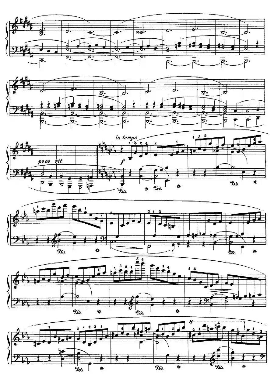 Piano Sonata No.3 in b Minor Op.58（b小调第三钢琴奏鸣曲·第二乐章）