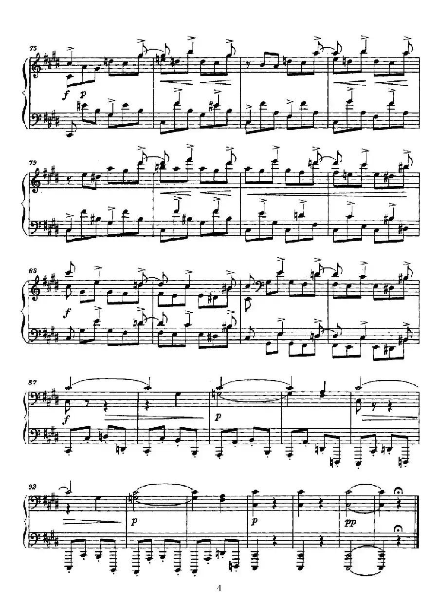 Arabesques Op.4（阿拉伯风格曲）（1）
