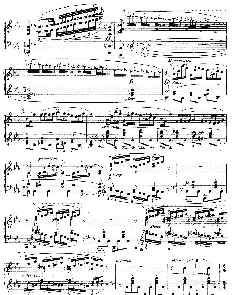 Rondo in E flat Major Op.16（降E大调回旋曲）