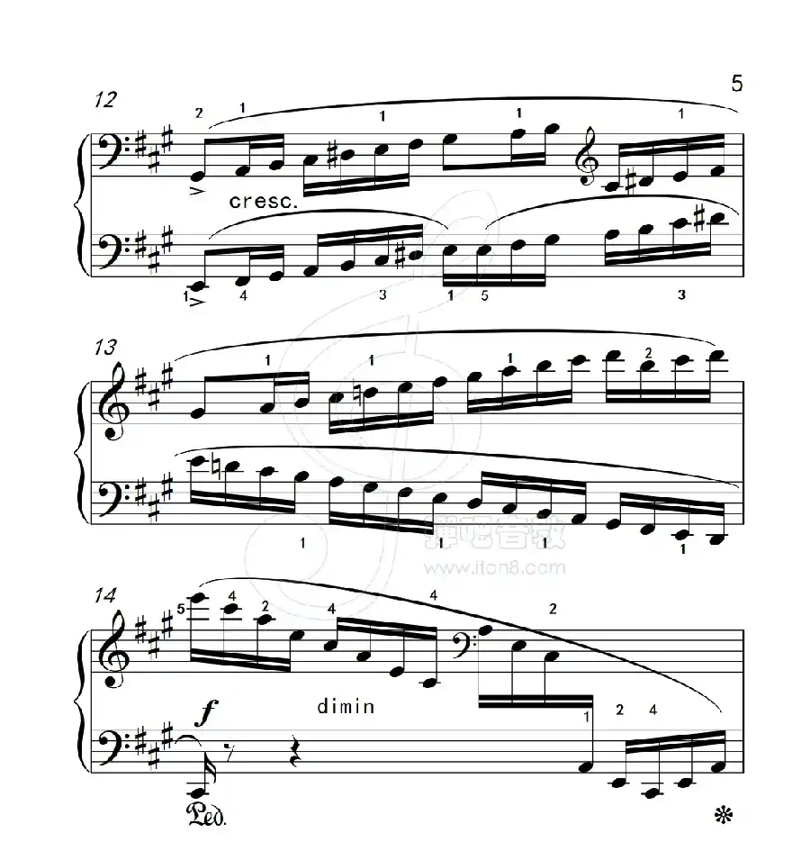 练习曲 4（克拉莫钢琴练习曲60首）