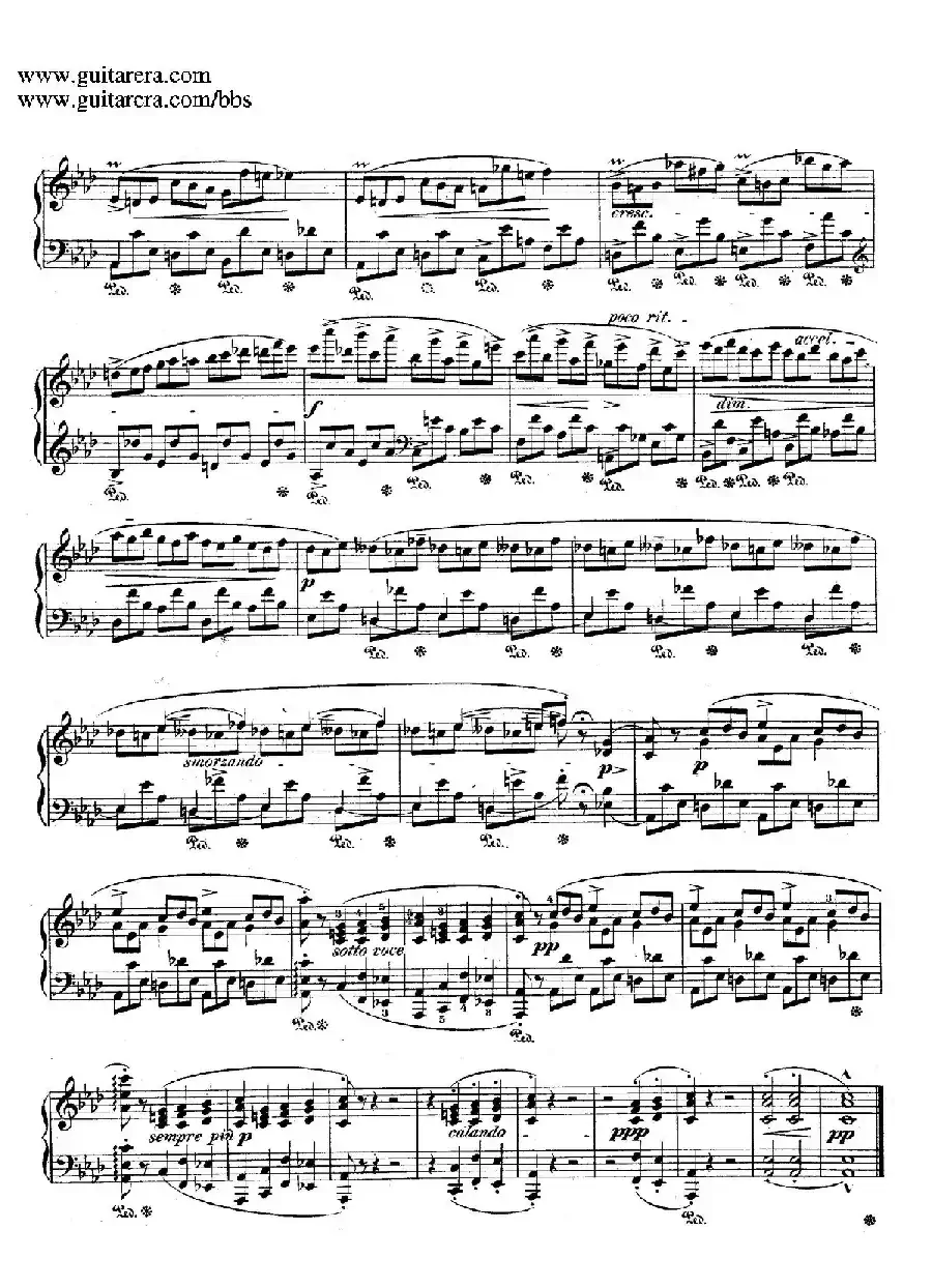 Impromptu in D-flat Major Op.29（降A大调第一即兴曲）