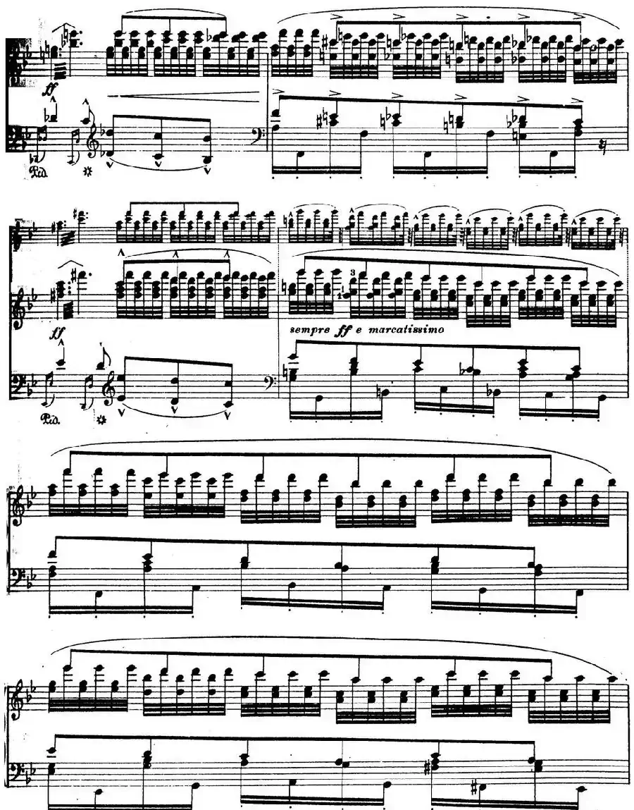6首帕格尼尼大练习曲（Tremolo Etude Nr.1）