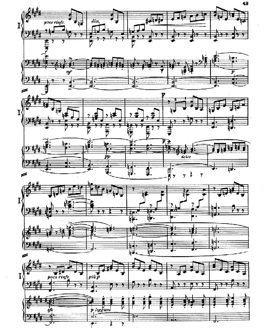 Piano Concerto in E Major Op.59（E大调钢琴协奏曲·双钢琴·第三乐章）