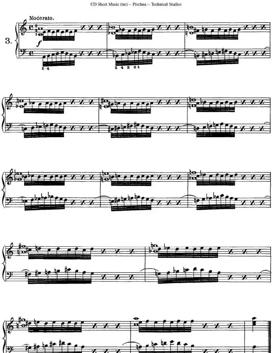 Technical Studies 60 Progressive Exercises （60首钢琴循序渐进练习曲 P1——10）