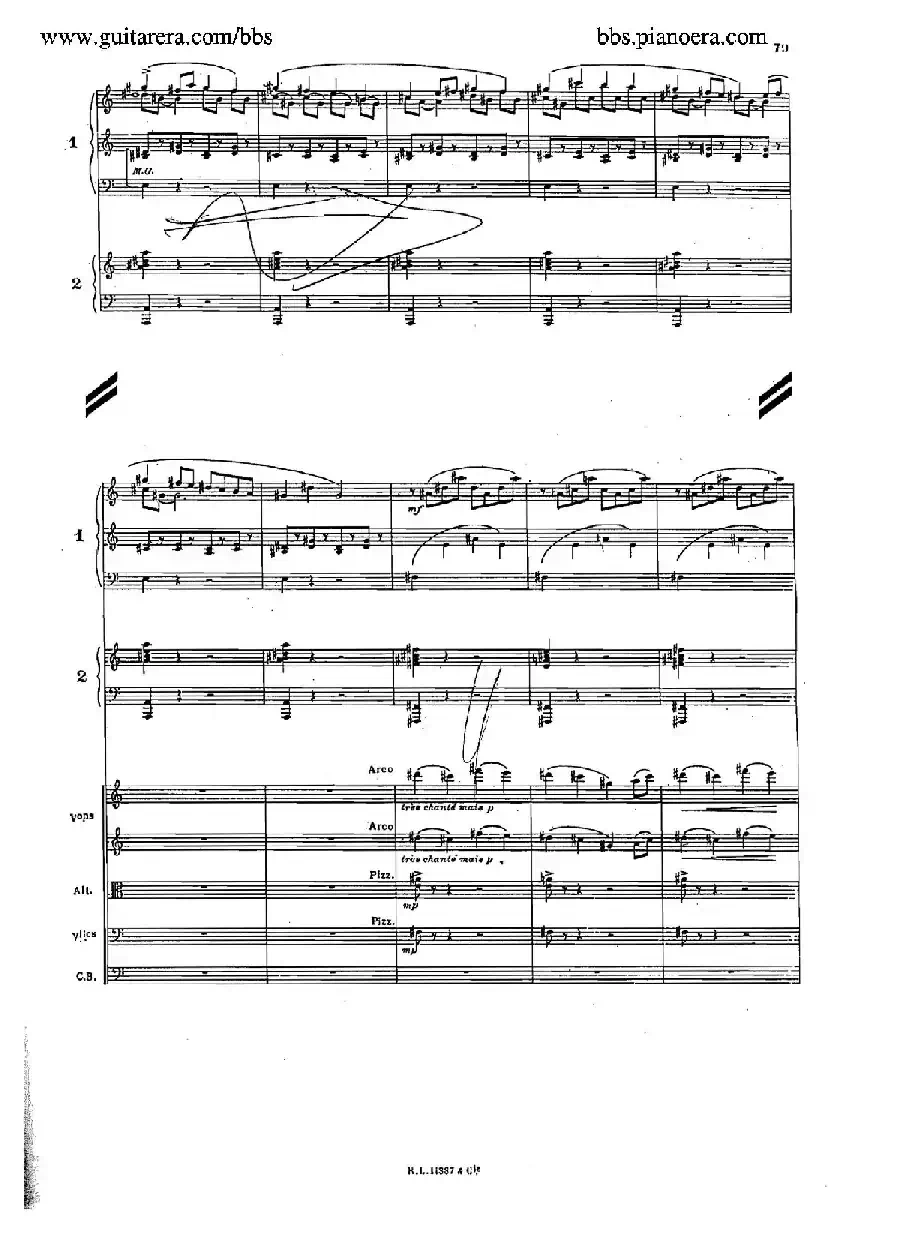 Concerto for 2 Pianos in d Minor（d小调双钢琴协奏曲·总谱）