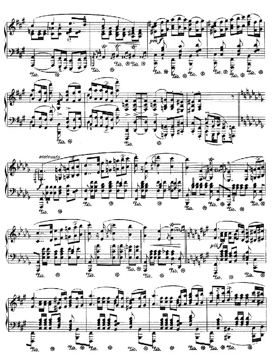 Polonaise in f-Sharp Minor Op.44（升f小调波兰舞曲）