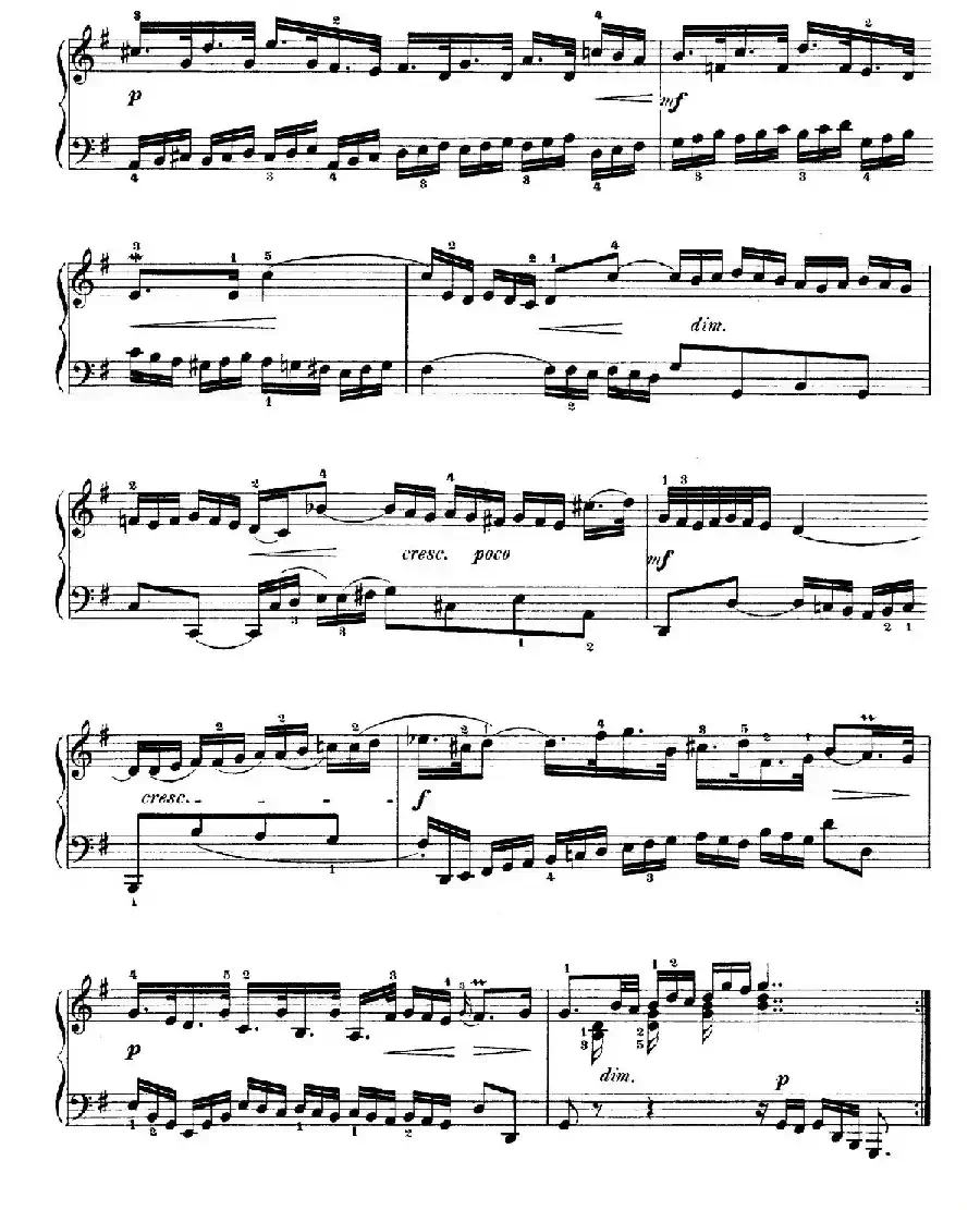 Six Partitas BWV 825-830（6首帕蒂塔·5）