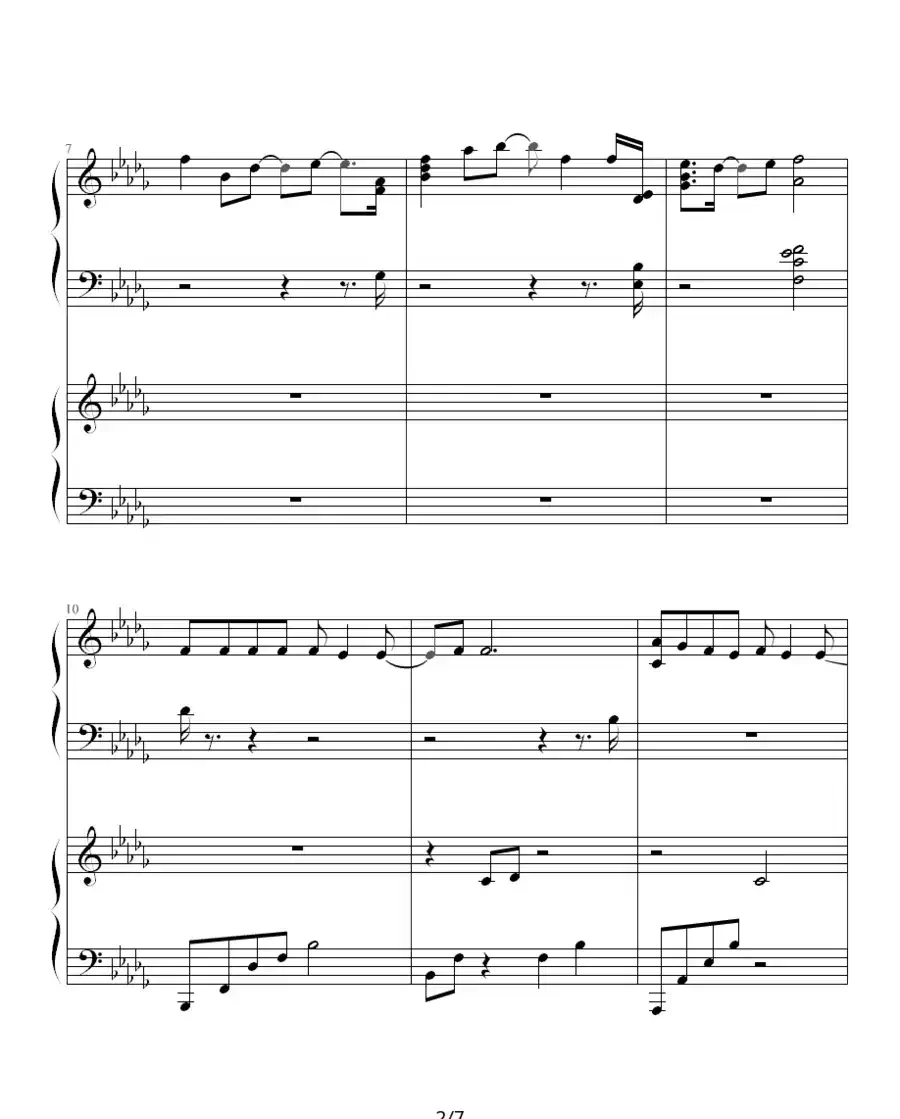 ignited（双钢琴）