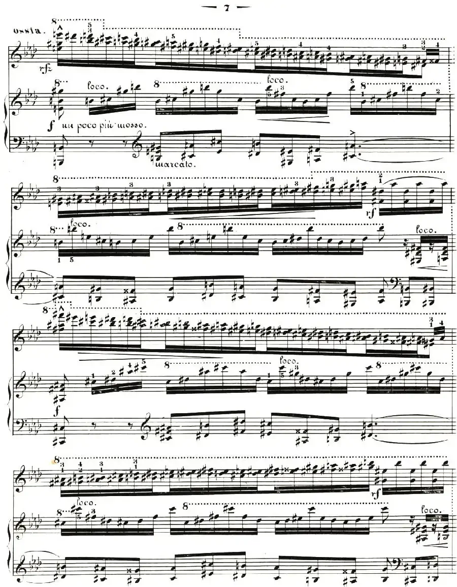 李斯特音乐会练习曲 S144（2 轻盈 f小调 S144 La leggierezza F minor）