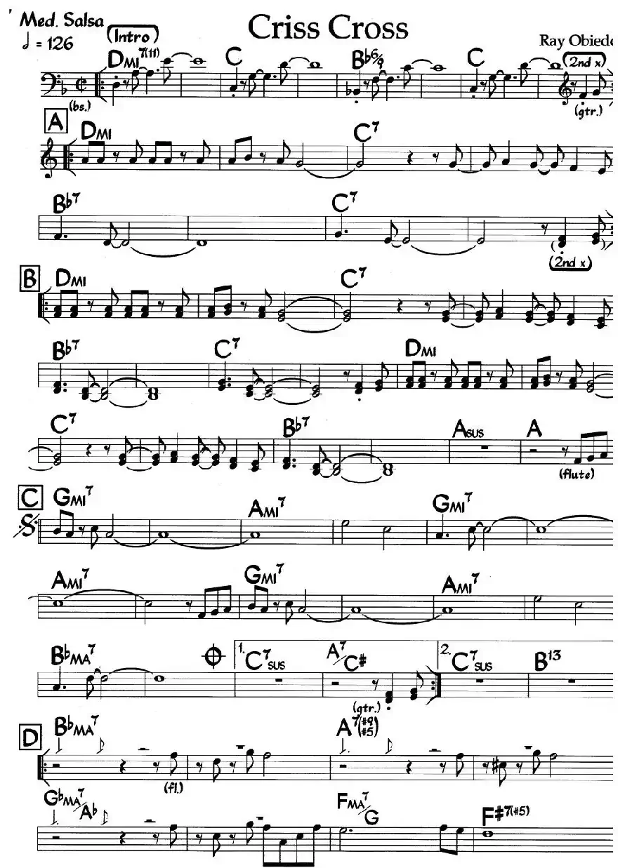 Criss Cross(爵士钢琴曲)