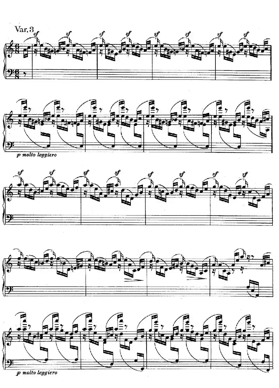 帕格尼尼主题变奏曲（Op.35 Livre1）