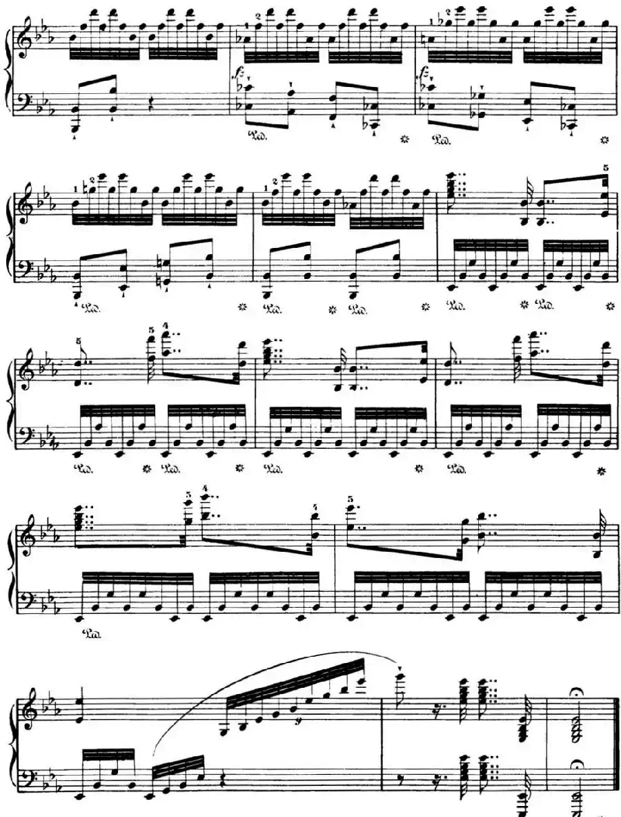 50首车尔尼Op.740钢琴手指灵巧技术练习曲（NO.15）