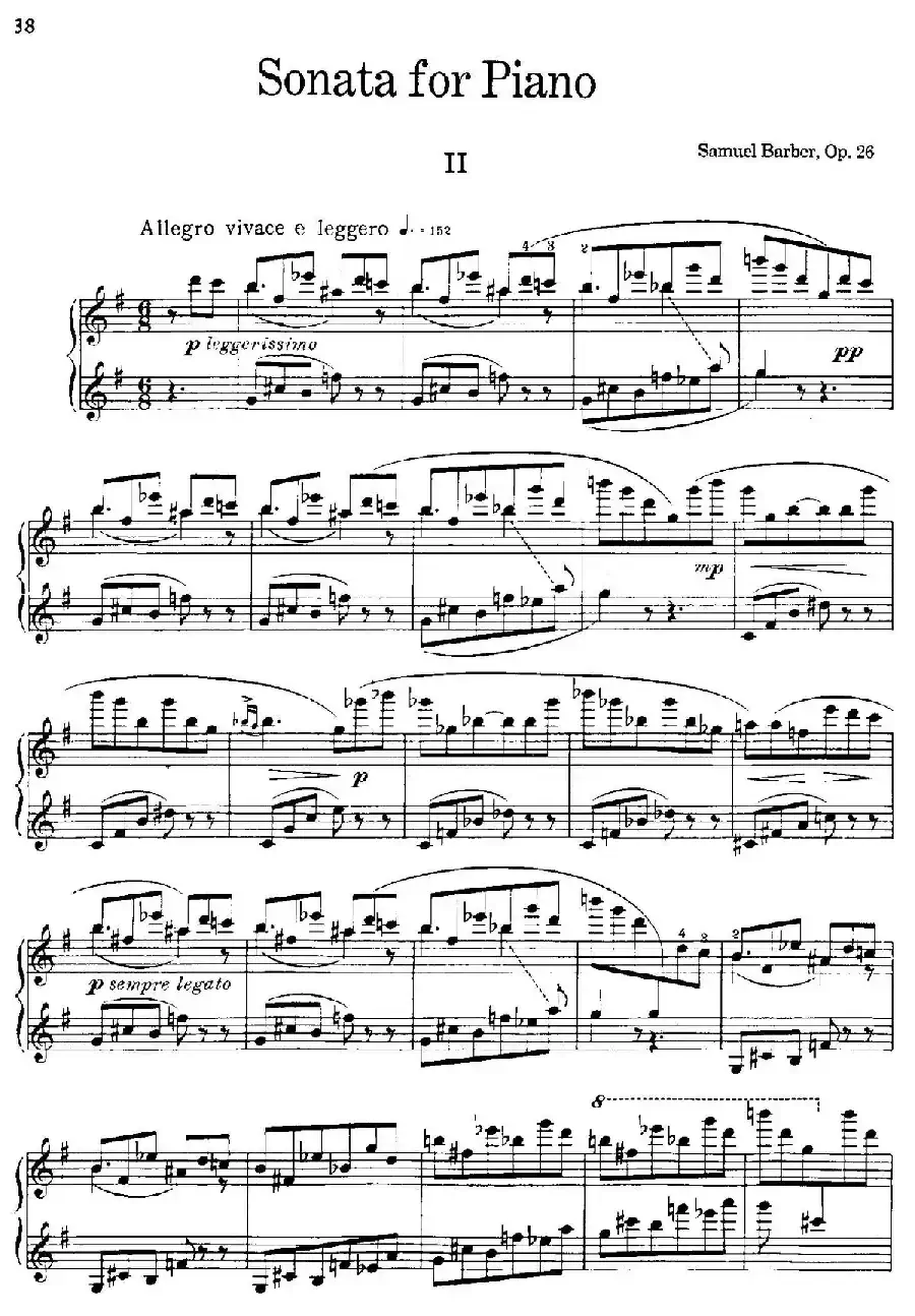 降e小调钢琴奏鸣曲 Op.26 v.2