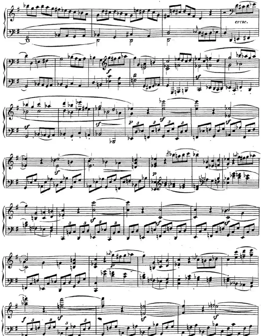 贝多芬钢琴奏鸣曲16 G大调 Op.31 No.1 G major