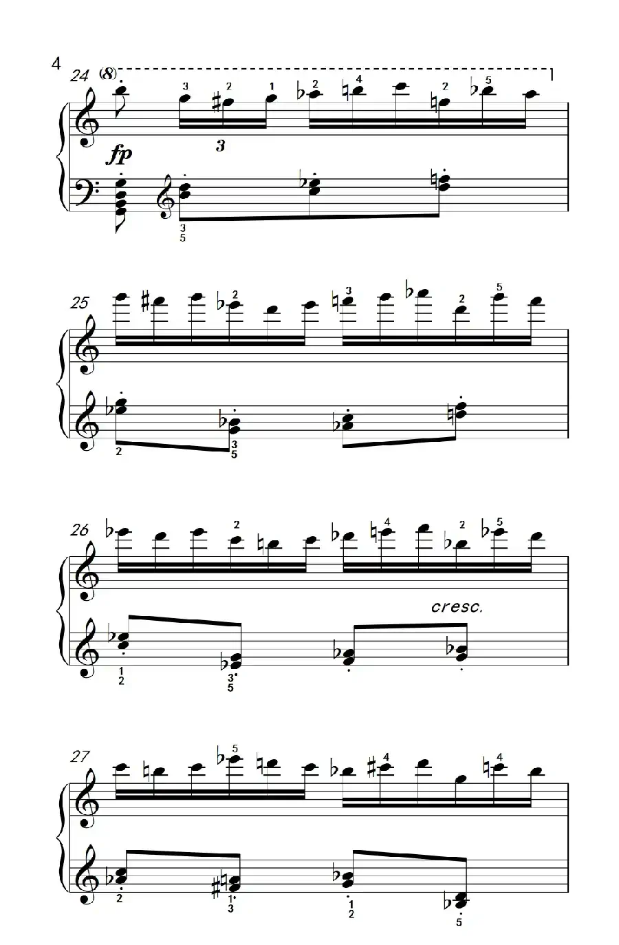 第八级1.练习曲 Op.740 No.16（中央音乐学院 钢琴（业余）考级教程 7-9级）
