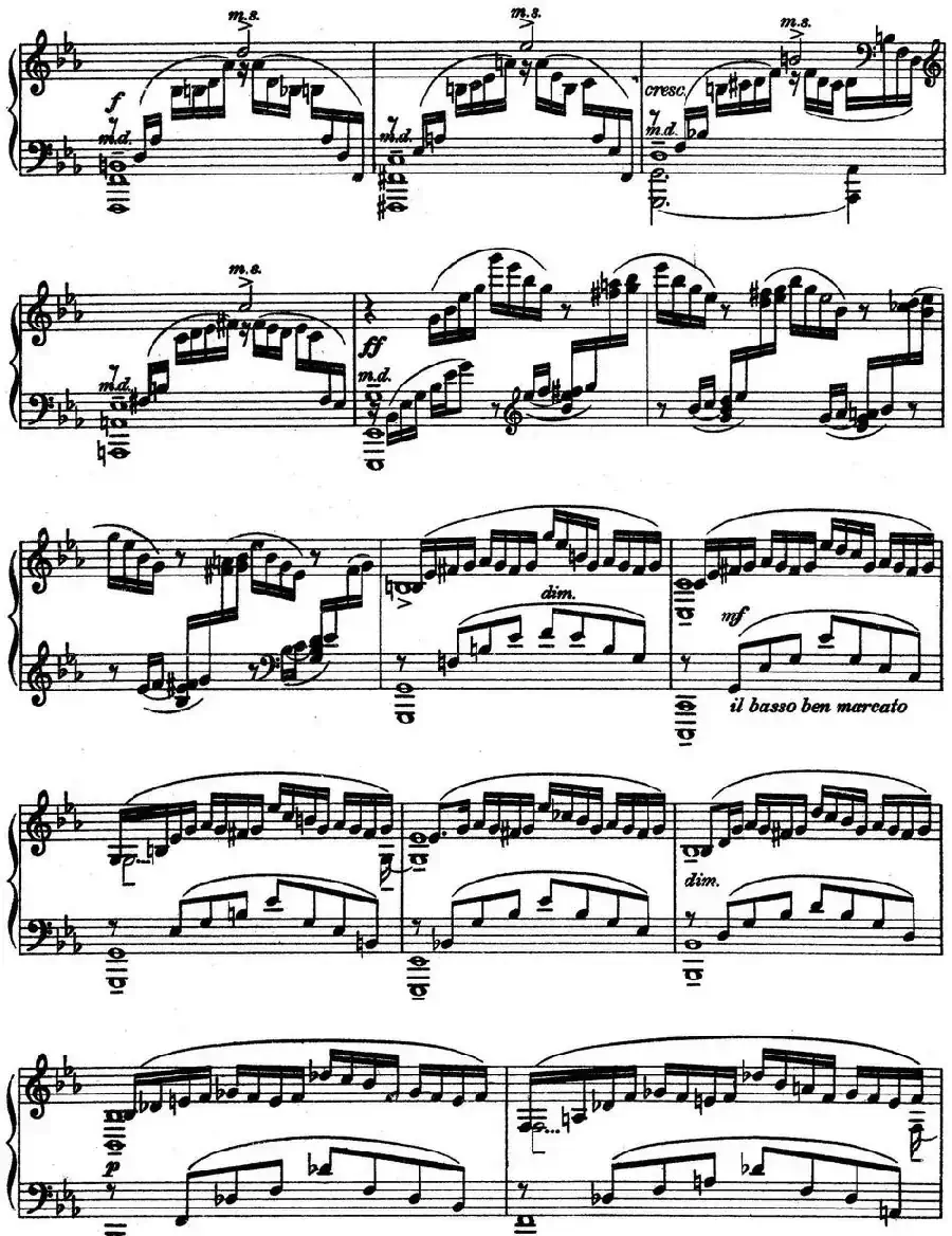 10 Preludes Op.23（拉赫玛尼诺夫10首前奏曲·Ⅶ）