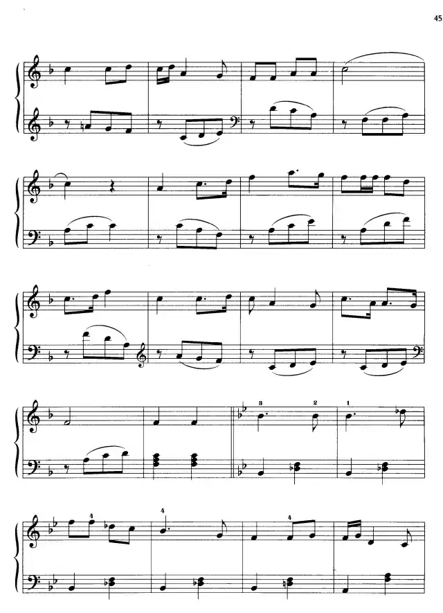110首中国民歌钢琴小曲集：劳动舞曲