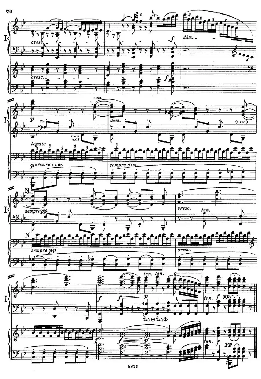 d小调第九交响曲 Op.125（双钢琴P63——72）