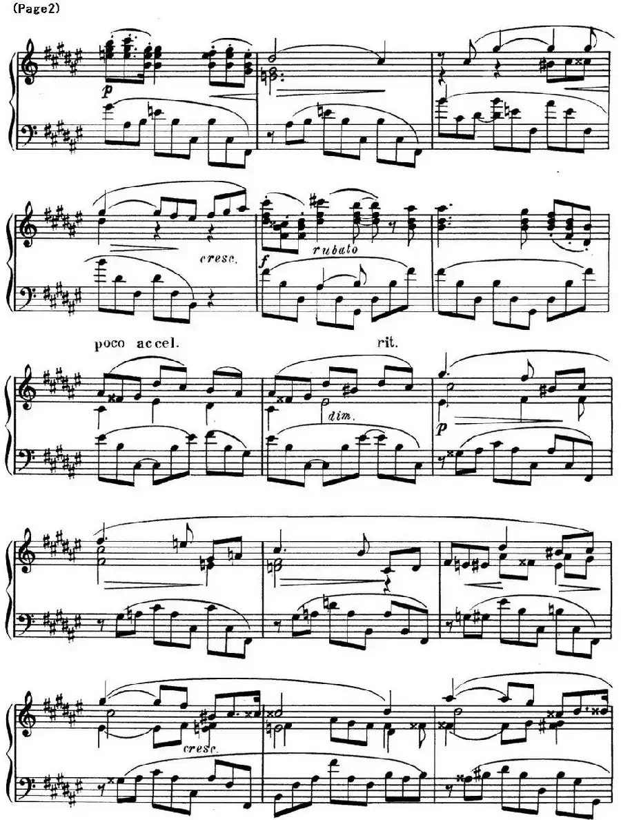 斯克里亚宾8首钢琴练习曲 Op42（No.4 Alexander Scriabin Etudes）