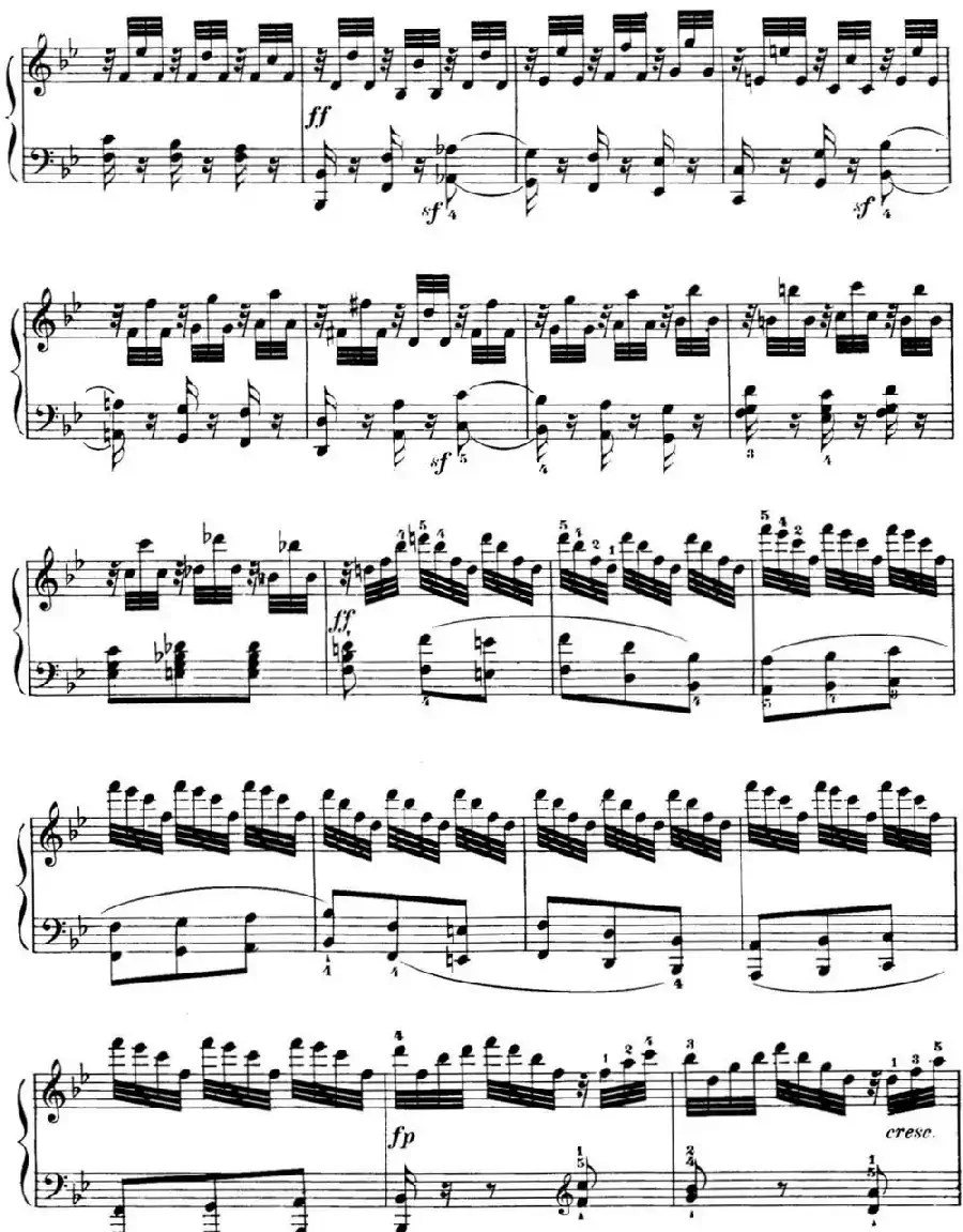 40首车尔尼Op.299钢琴快速练习曲（NO.13）