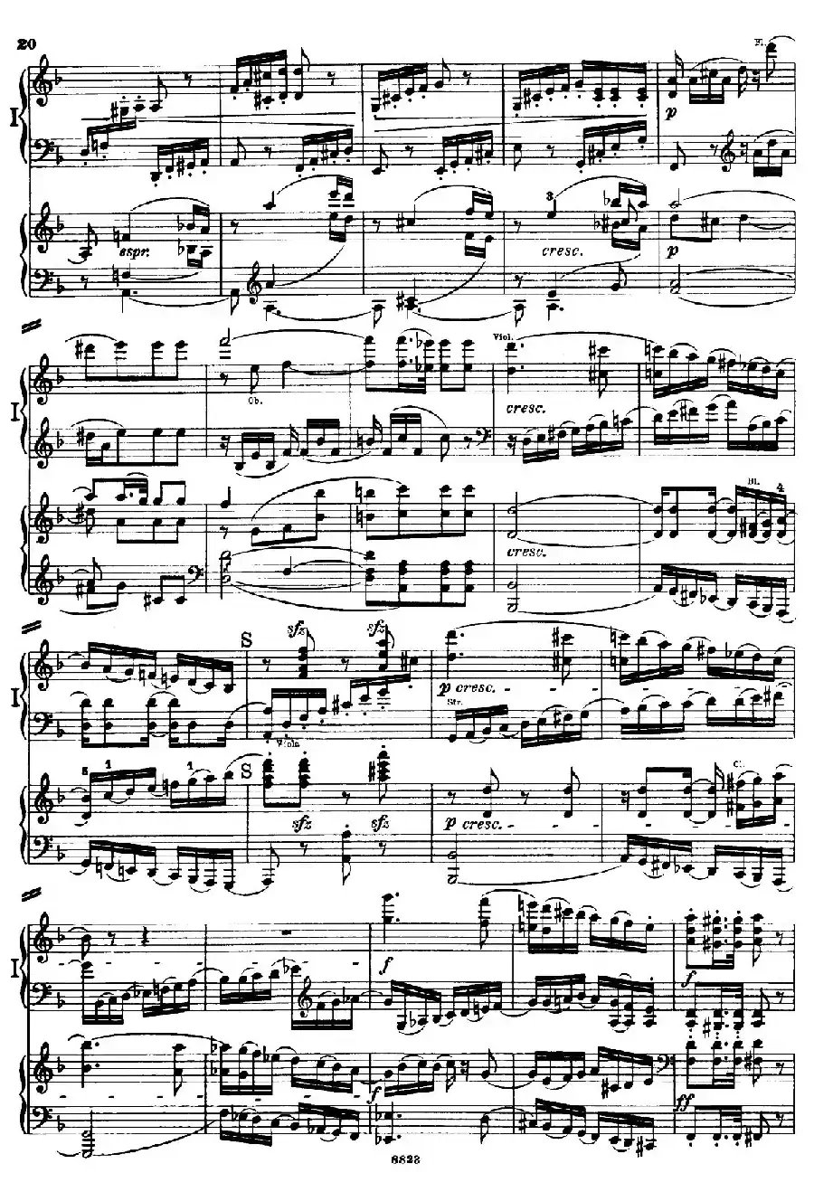 d小调第九交响曲 Op.125（双钢琴P13——22）