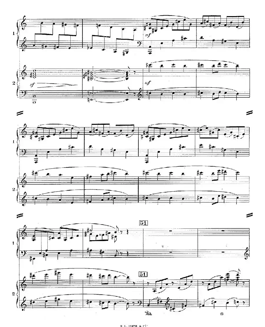 Concerto for 2 Pianos in d Minor（d小调双钢琴协奏曲· 第三乐章）