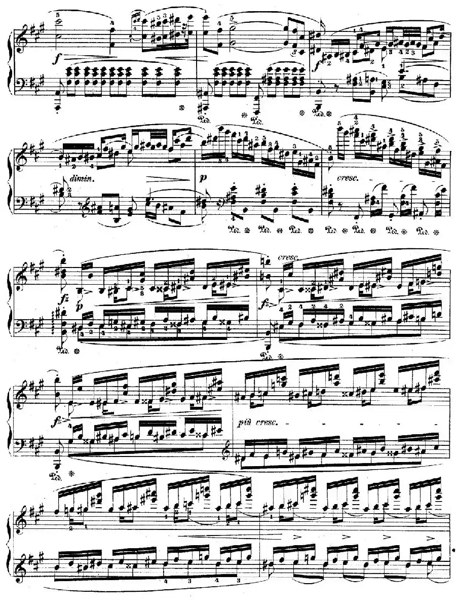 Allegro de Concerto Op.46（A大调音乐会快板）
