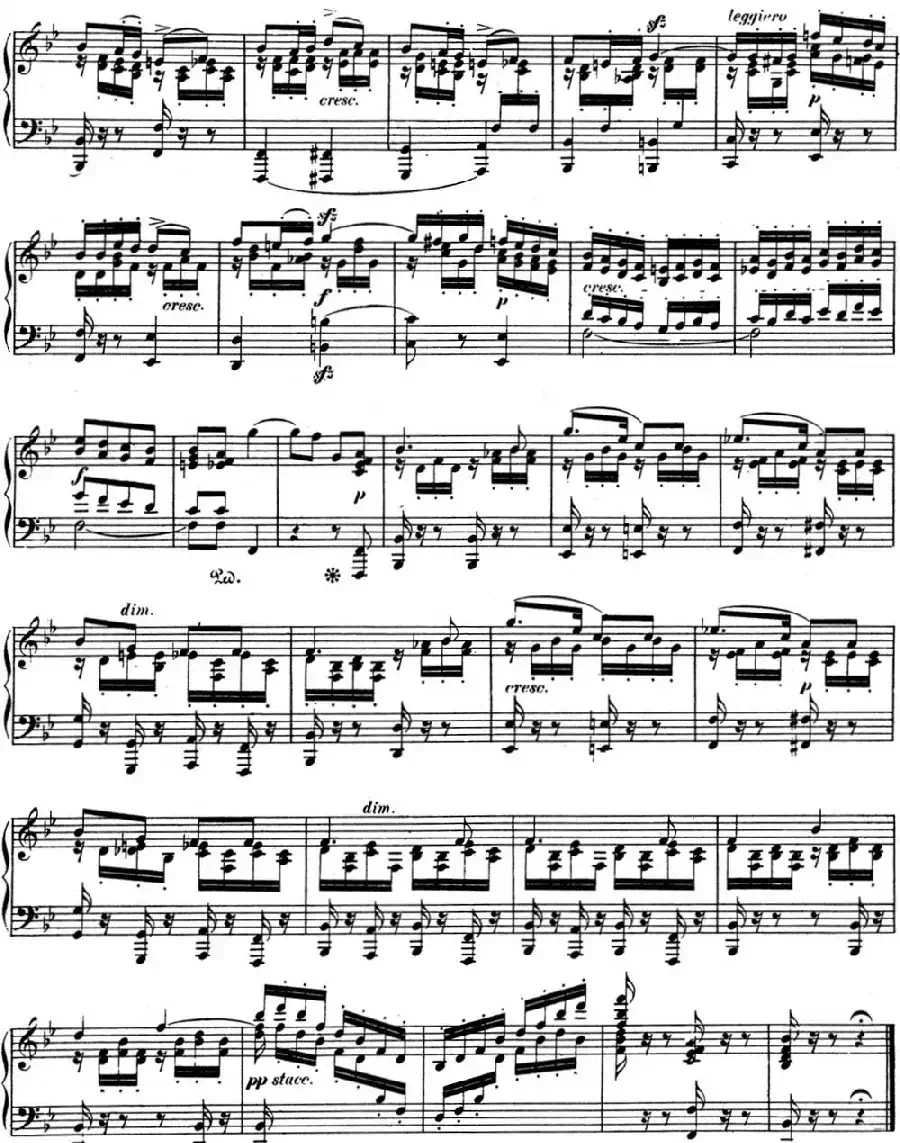 门德尔松无词歌Op.85（NO.6）