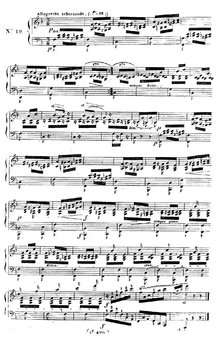 24 Exercices et Preludes Op.21（24首前奏练习曲·19）