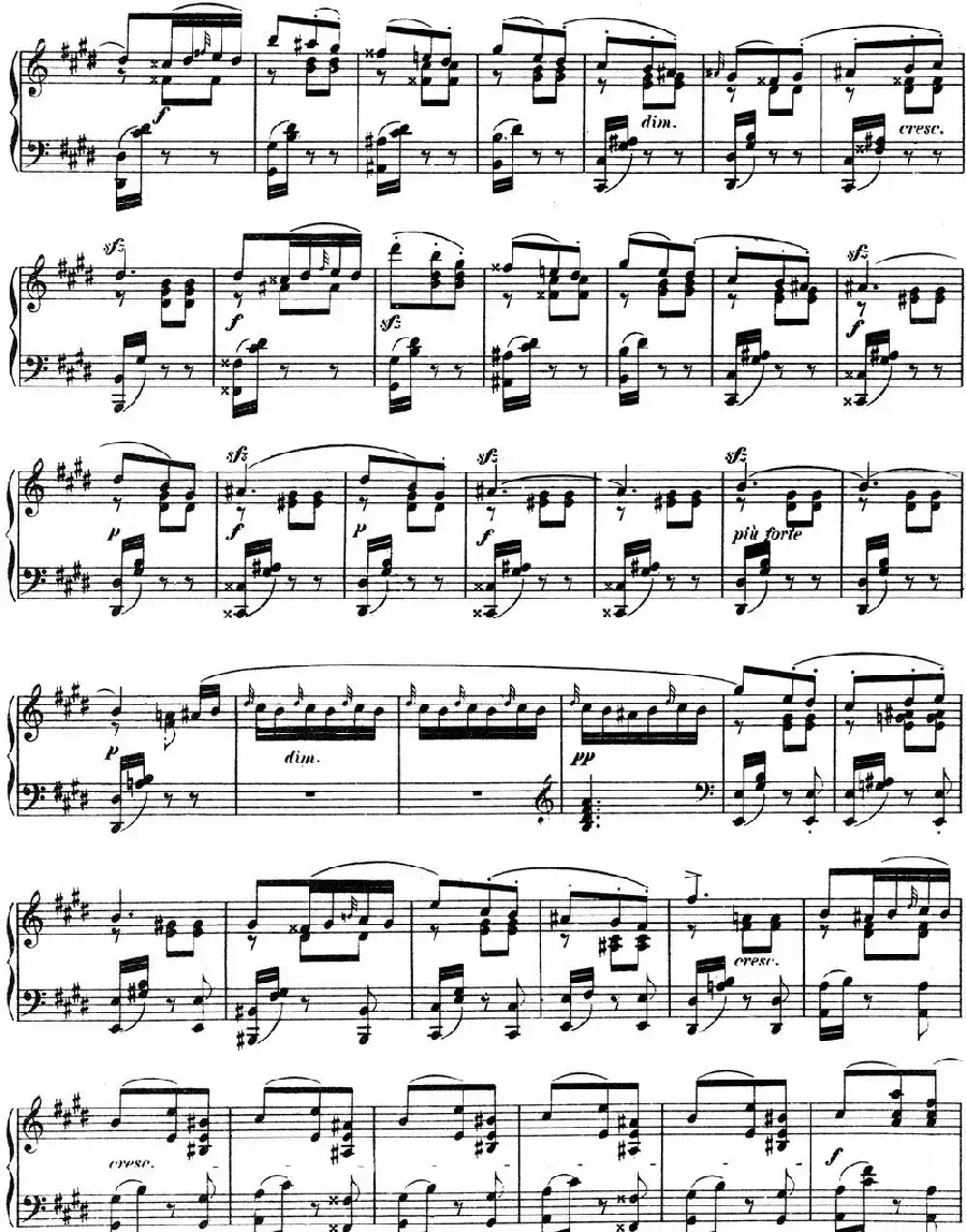 门德尔松无词歌Op.67(NO.6)