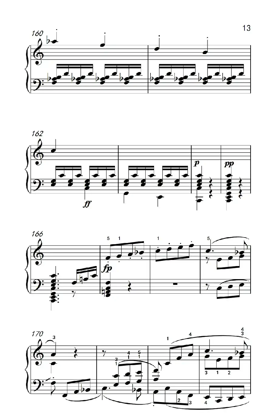 奏鸣曲 Opus 2 Nr.2 第一乐章(贝多芬奏鸣曲集 1)